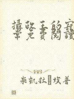 摄政王的宠妻日常免费阅读全文