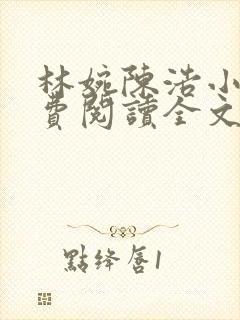 林婉陈浩小说免费阅读全文最新章节