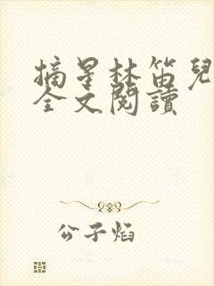 摘星林笛儿小说全文阅读