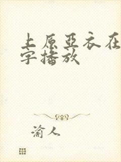 上原亚衣在线中字播放