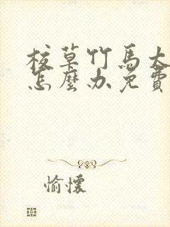 校草竹马太撩了怎么办免费阅读