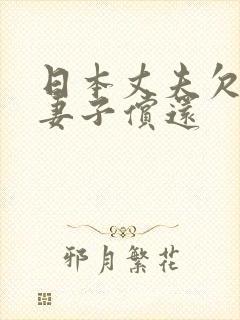 日本丈夫欠巨债妻子偿还