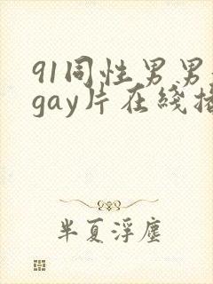 91同性男男黄gay片在线播放封面