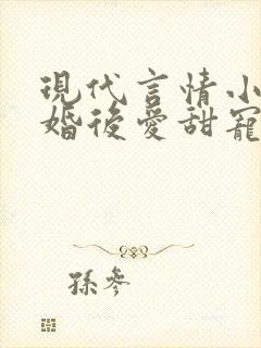 现代言情小说先婚后爱甜宠