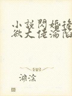 小说闪婚后,禁欲大佬沦陷了全文阅读