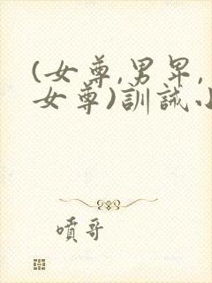 (女尊,男卑,女尊)训诫小说