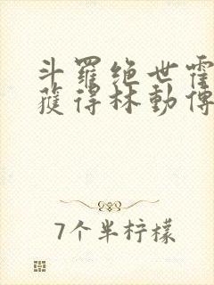 斗罗绝世霍雨浩获得林动传承