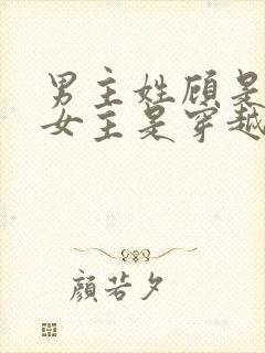 男主姓顾是丞相女主是穿越封面