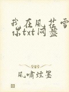 我在风花雪月等你txt网盘