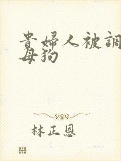 贵妇人被调教成母狗