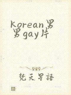 korean男男gay片封面