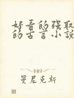 好看的强取豪夺的古言小说封面