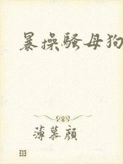 暴操骚母狗