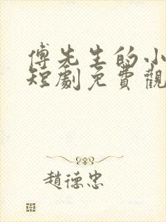 傅先生的小作精短剧免费观看全集