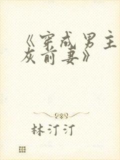 《穿成男主的炮灰前妻》