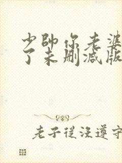 少帅你老婆又跑了未删减版在线阅读