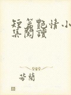 短篇艳情小说合集阅读