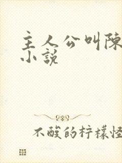 主人公叫陈楚的小说