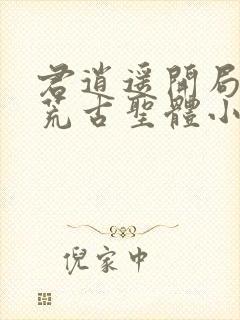 君逍遥开局签到荒古圣体小说名字