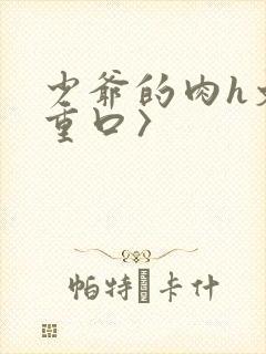 少爷的肉h文〈重口〉