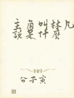 主角叫林凡的小说是什么