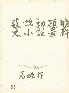 苏锦初顾明琛全文小说最新章节更新封面