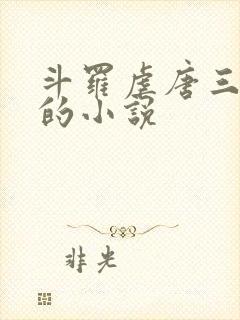 斗罗虐唐三大师的小说封面