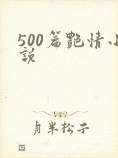 500篇艳情小说
