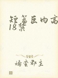 短篇巨肉高h文18禁