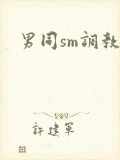 男同sm调教文封面