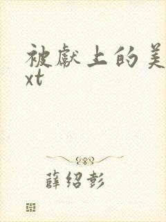 被献上的美人txt