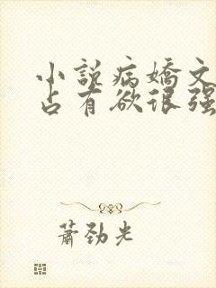 小说病娇文男主占有欲很强封面