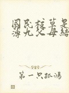 国民校草是女生薄九父母结局