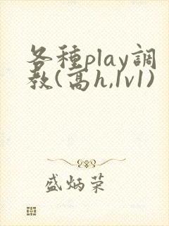 各种play调教(高h,1v1)