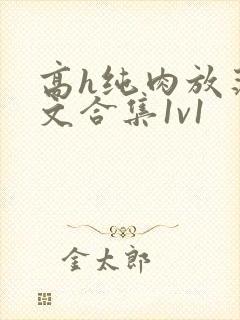高h纯肉放荡h文合集1v1