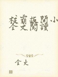 校霸扳开小班长全文阅读封面