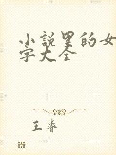 小说里的女主名字大全封面