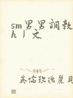 sm男男调教〈h丿文