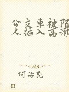 公交车被陌生男人插入高潮口述