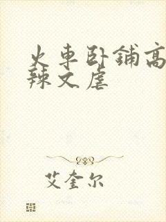 火车卧铺高h肉辣文虐封面