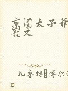 京圈太子爷高干宠文