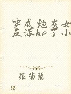 穿成炮灰女配和反派he了小说封面