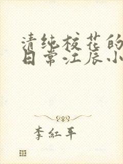 清纯校花的被宠日常江辰小说