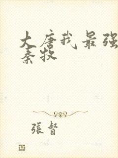 大唐我最强战神秦牧封面