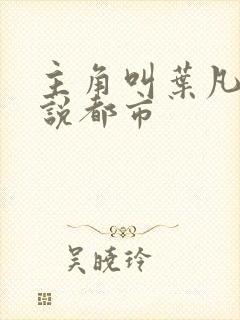 主角叫叶凡的小说都市