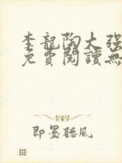 李龙陶大强小说免费阅读无弹窗封面