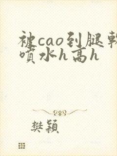 被cao到腿软喷水h高h封面