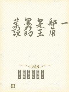 叶墨是哪一部小说的主角