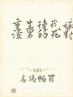 重生后我嫁给了渣男的死对头原著