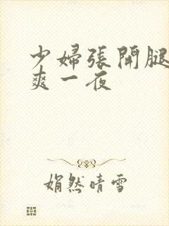 少妇张开腿让我爽一夜